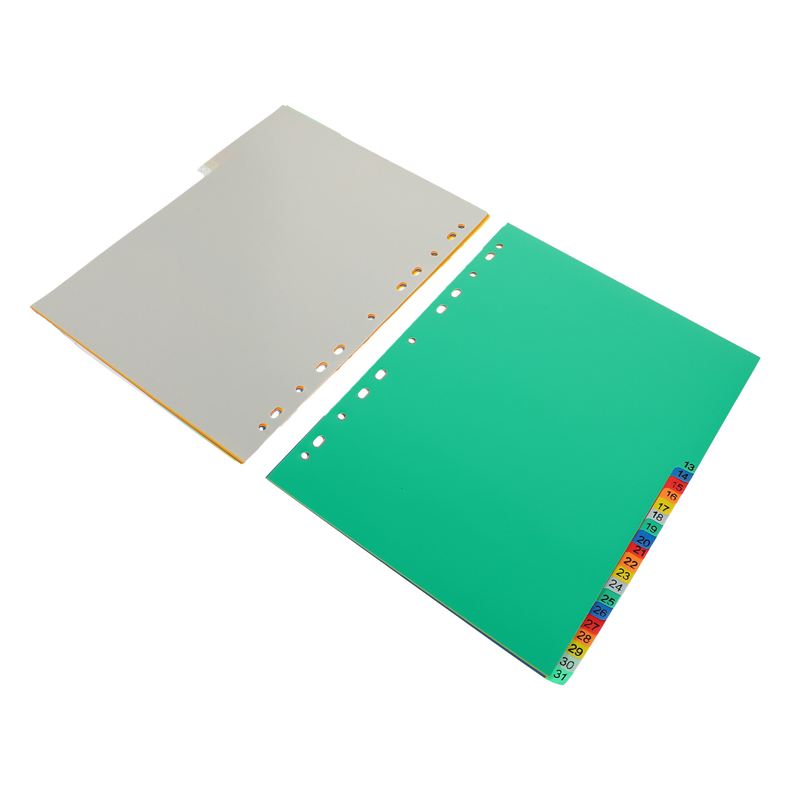 Tab Divider A4 - 1Set Number Index Page A4 11-Hole