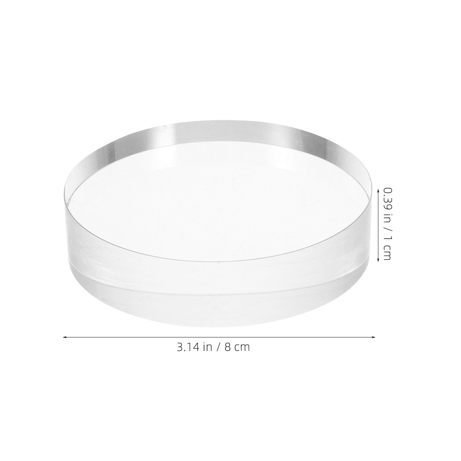 3.15 Inch Round Clear Glass Pa - đánh giá và giá Book Weight Glass