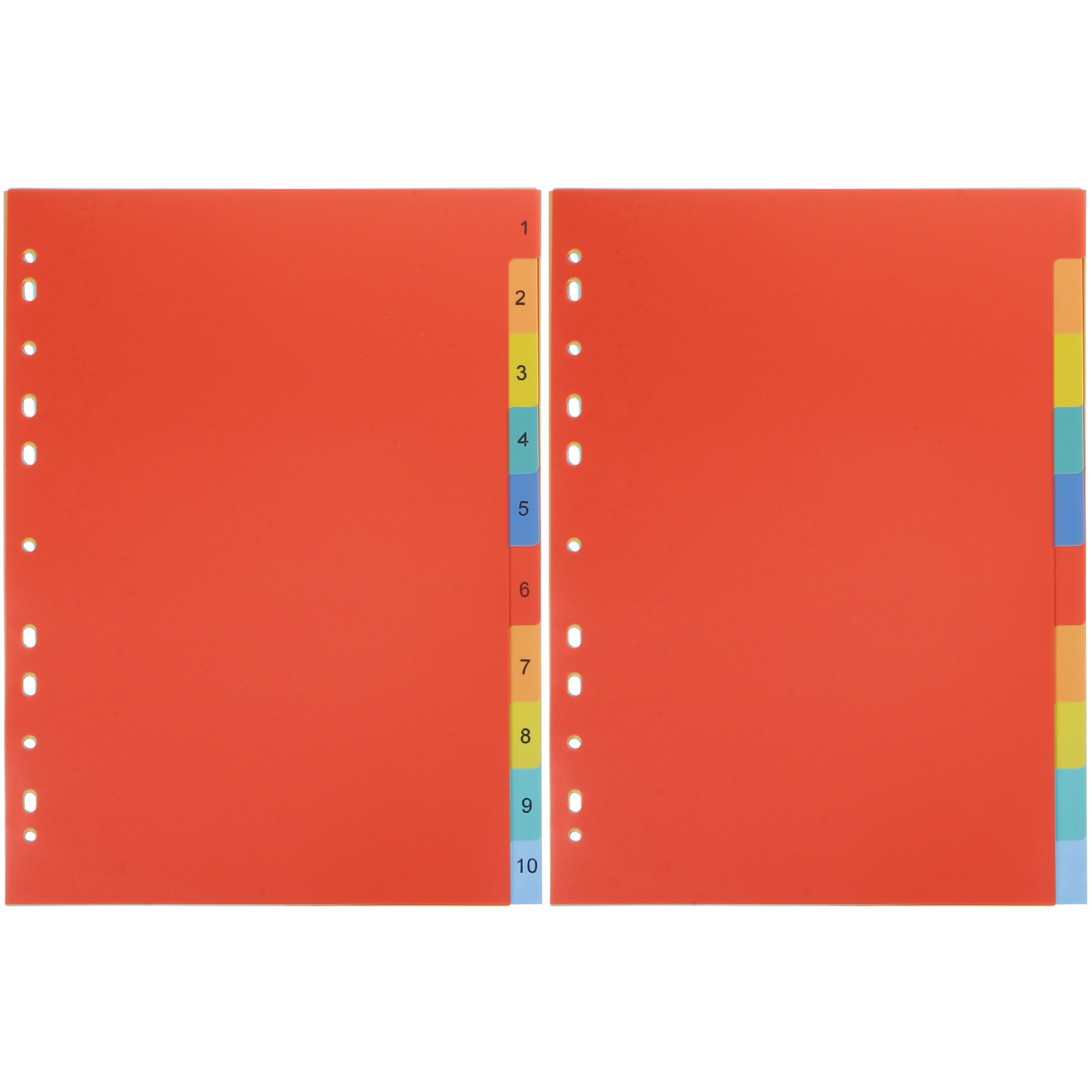 2Sets A4 Binder Dividers PP Pl - đánh giá và giá Tab Divider A4