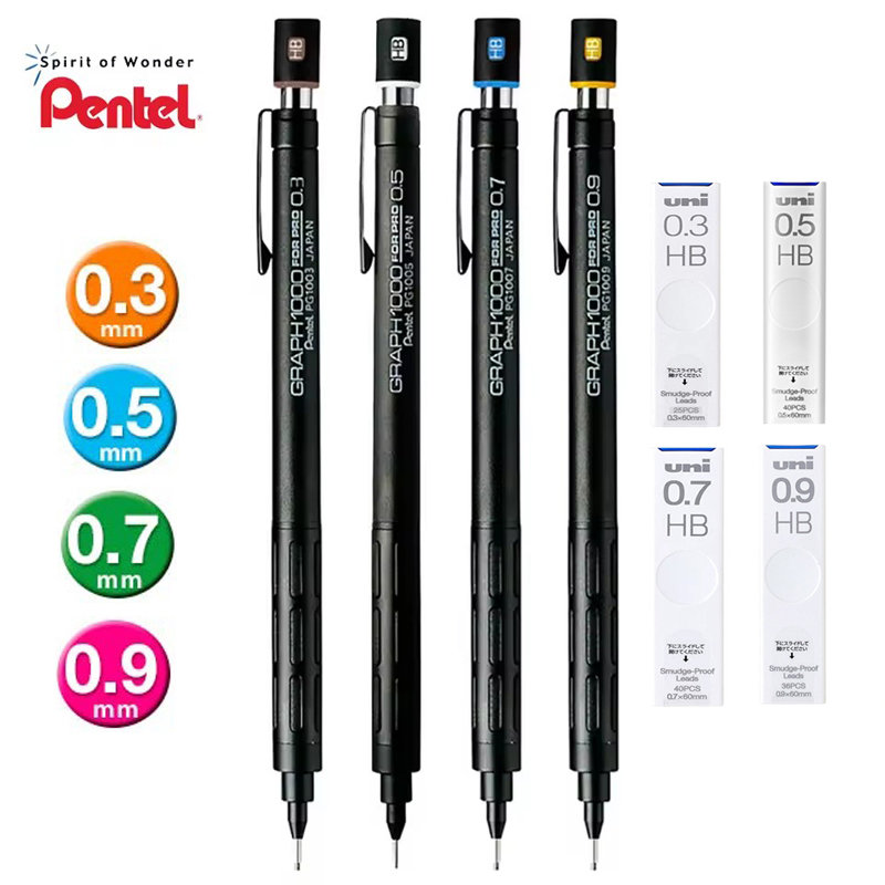 Pentel PG1000 Graph For PRO Bl - đánh giá và giá Mechanical Pencil 0.3