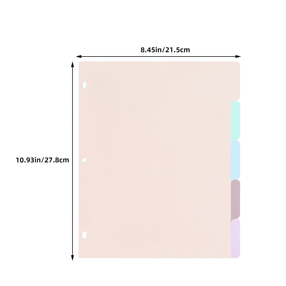 1Set Plastic Binder Dividers A - đánh giá và giá Tab Divider A4