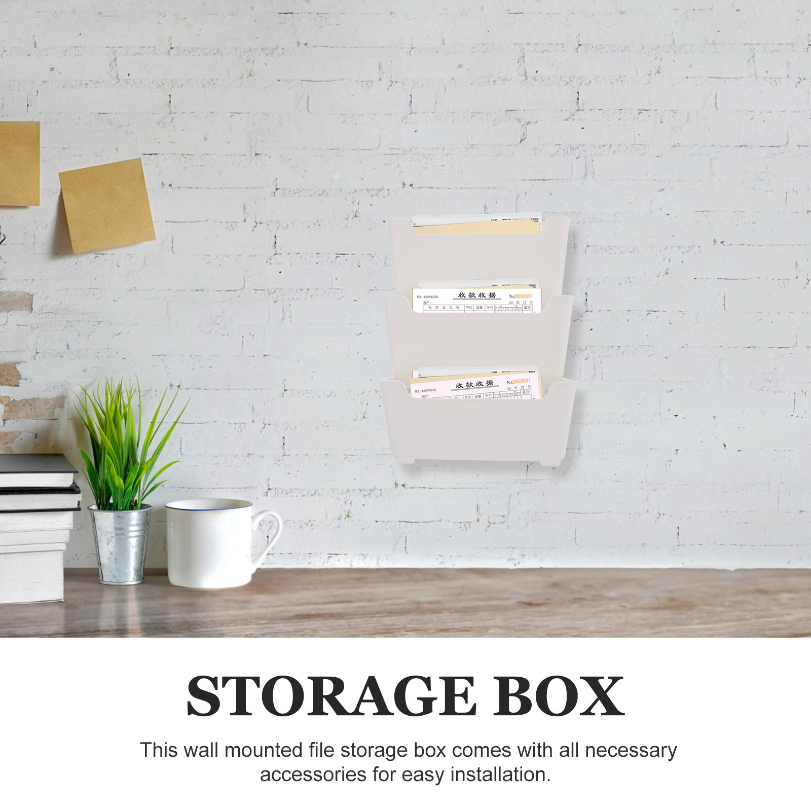 1Set Clear Wall File Organizer - đánh giá và giá Magazine Holder Rack