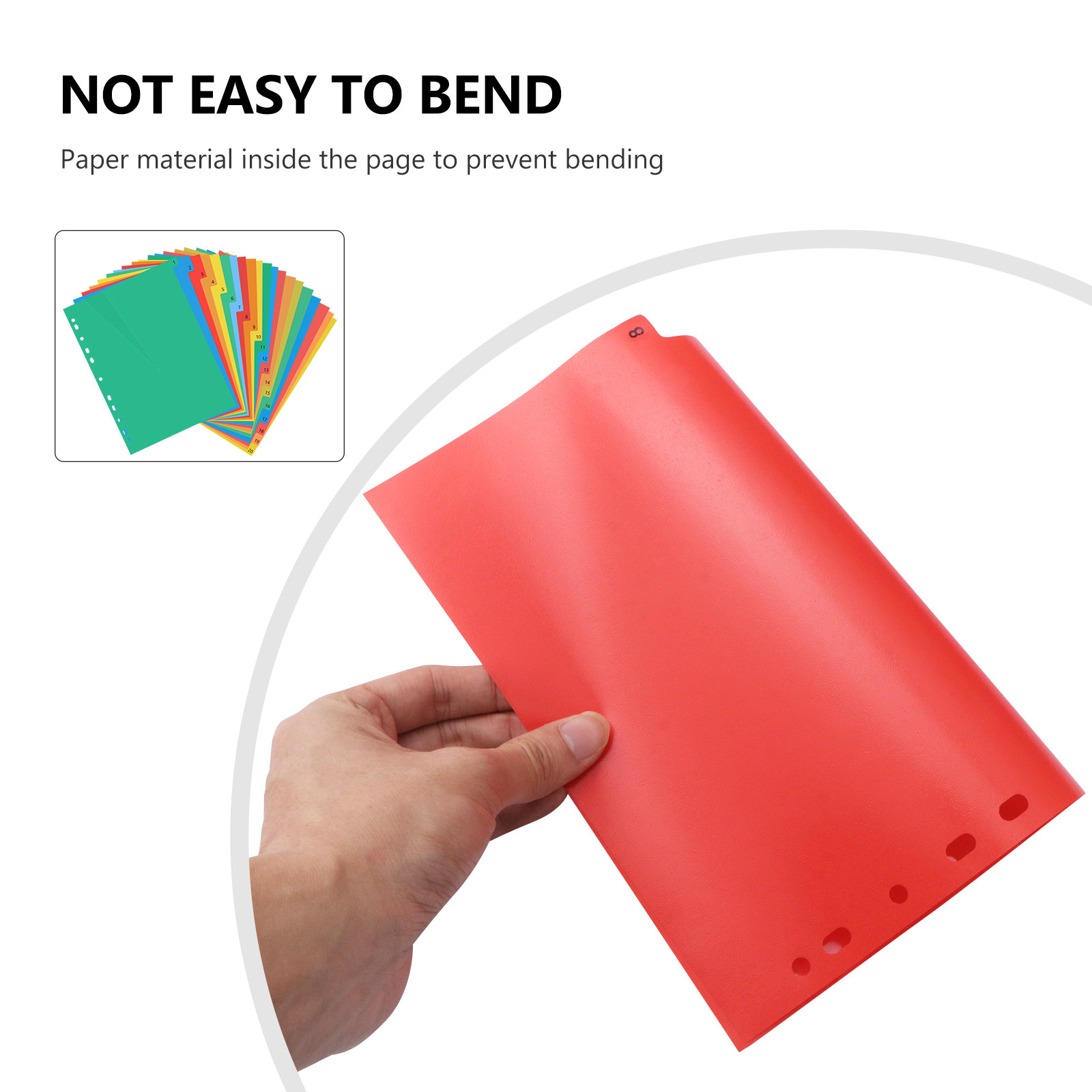 A4 Colorful Plastic Classified - đánh giá và giá Tab Divider A4