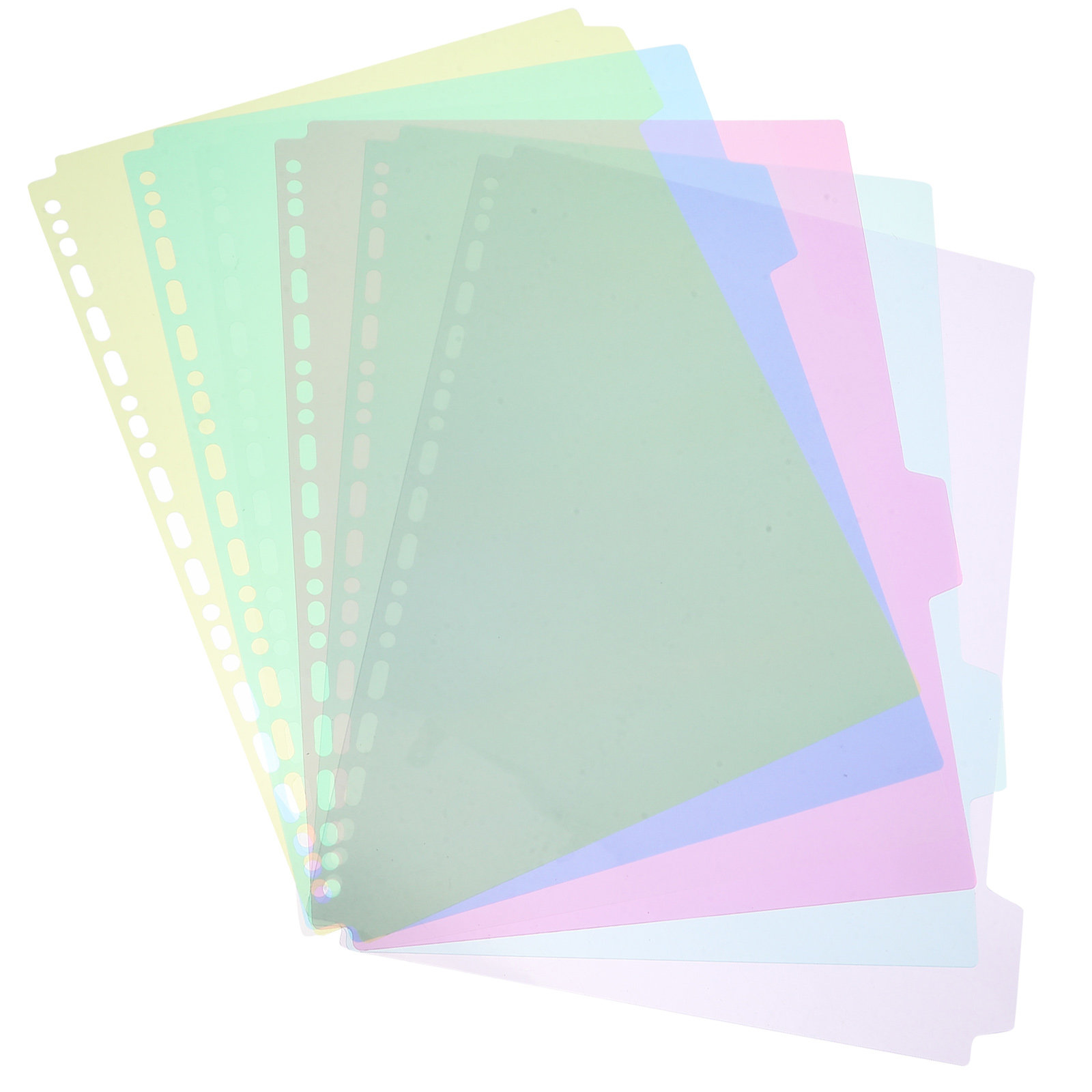 6Pcs File Binder Tabbed Divide - đánh giá và giá Tab Divider A4