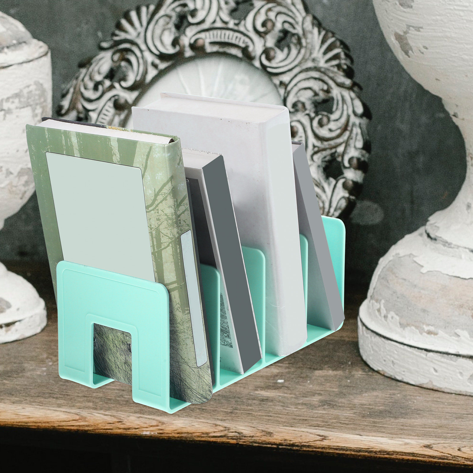 Desktop Document Storage Rack  - đánh giá và giá Magazine Holder Rack