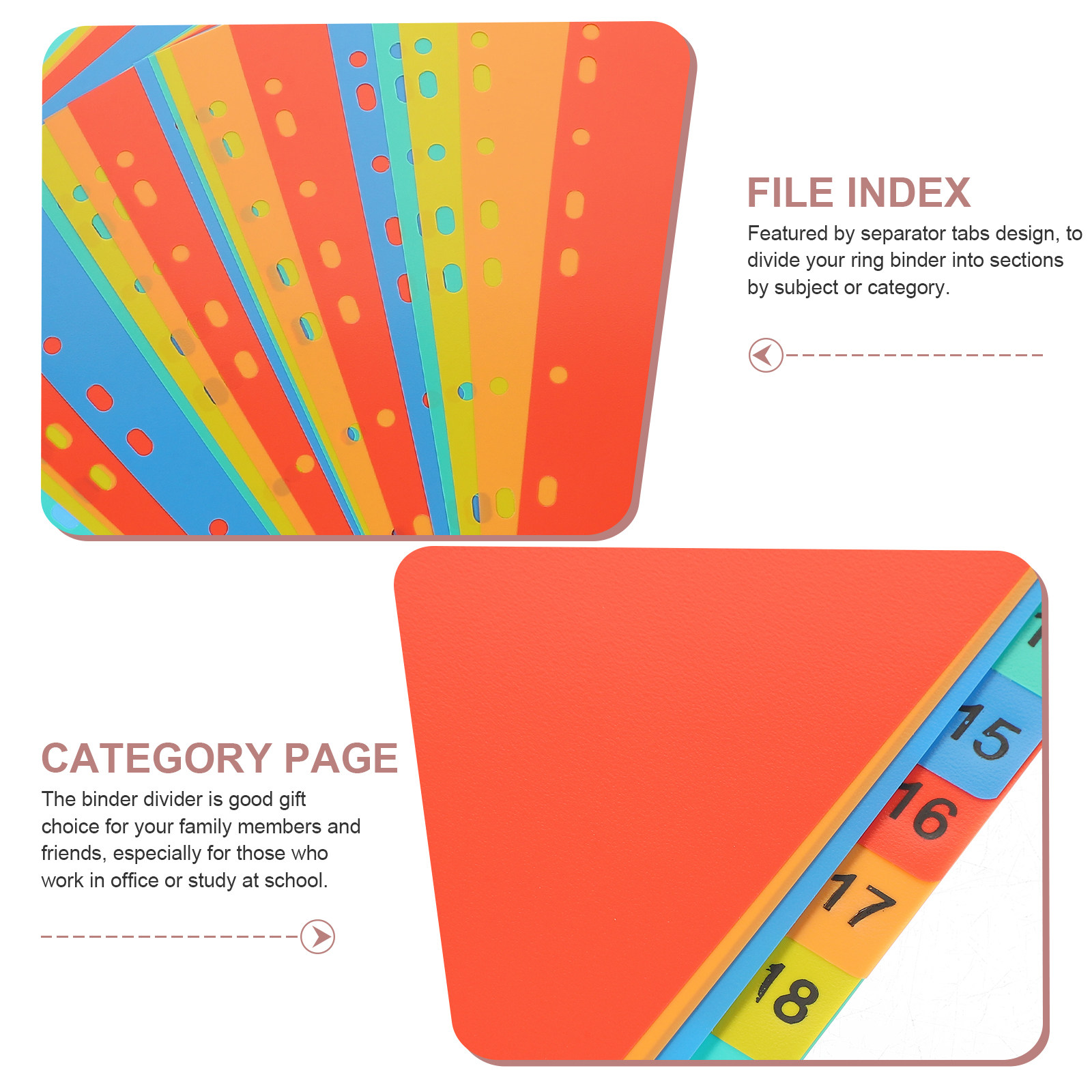 20Sheets A4 Tabbed Binder Divi - đánh giá và giá Tab Divider A4