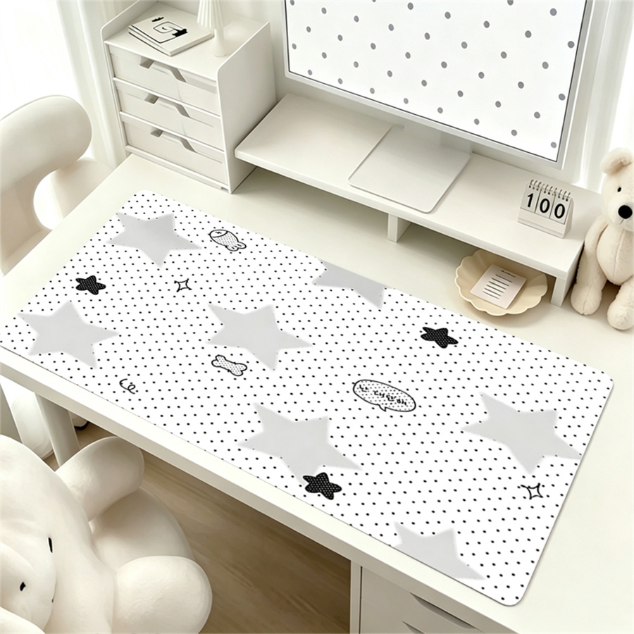 Korean ins no wash waterproof  - đánh giá và giá Leather Desk Pad