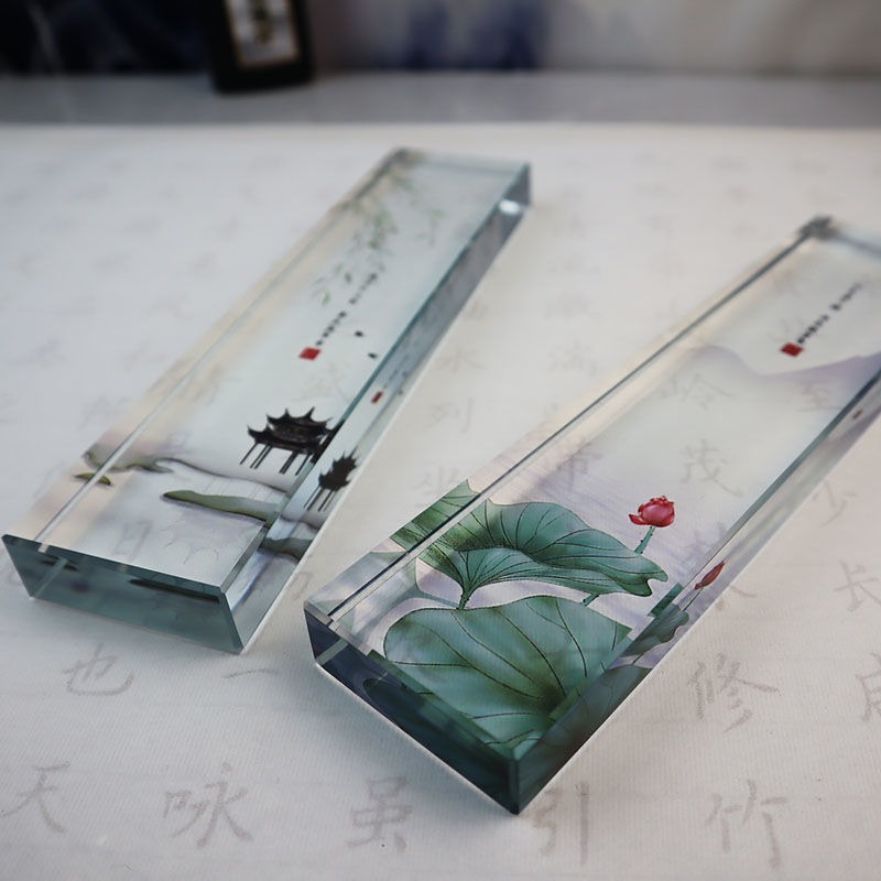 Glass Paperweight Traditional  - đánh giá và giá Book Weight Glass