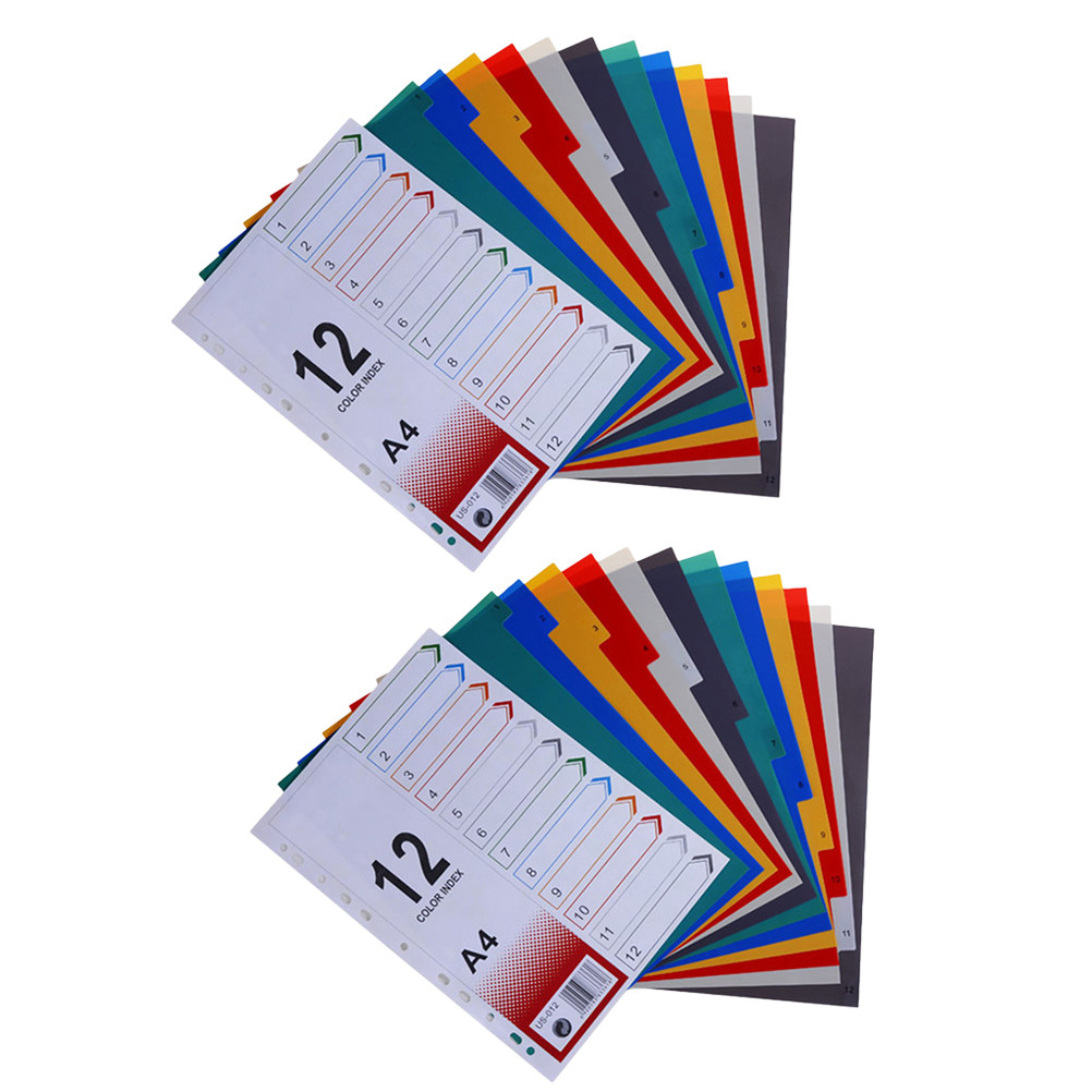 2Pcs Index Paper Refills Extra - đánh giá và giá Tab Divider A4