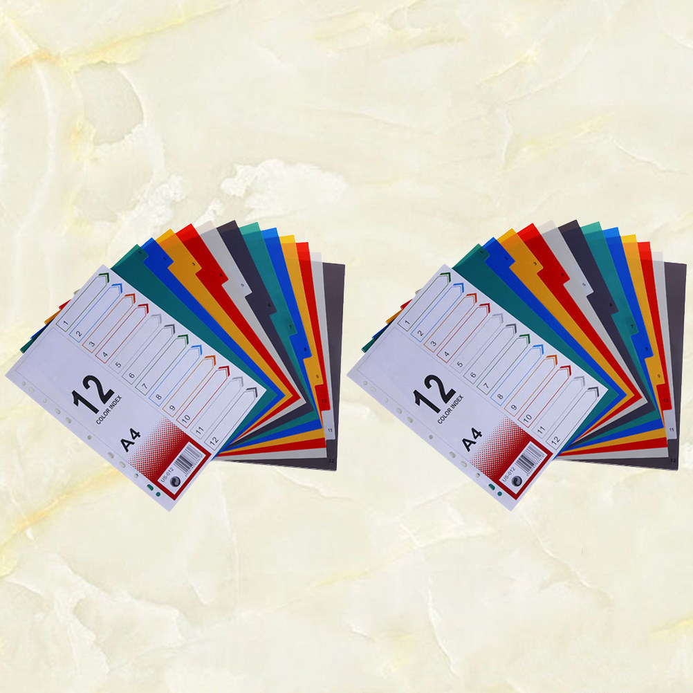 2Pcs Index Paper Refills Extra - đánh giá và giá Tab Divider A4