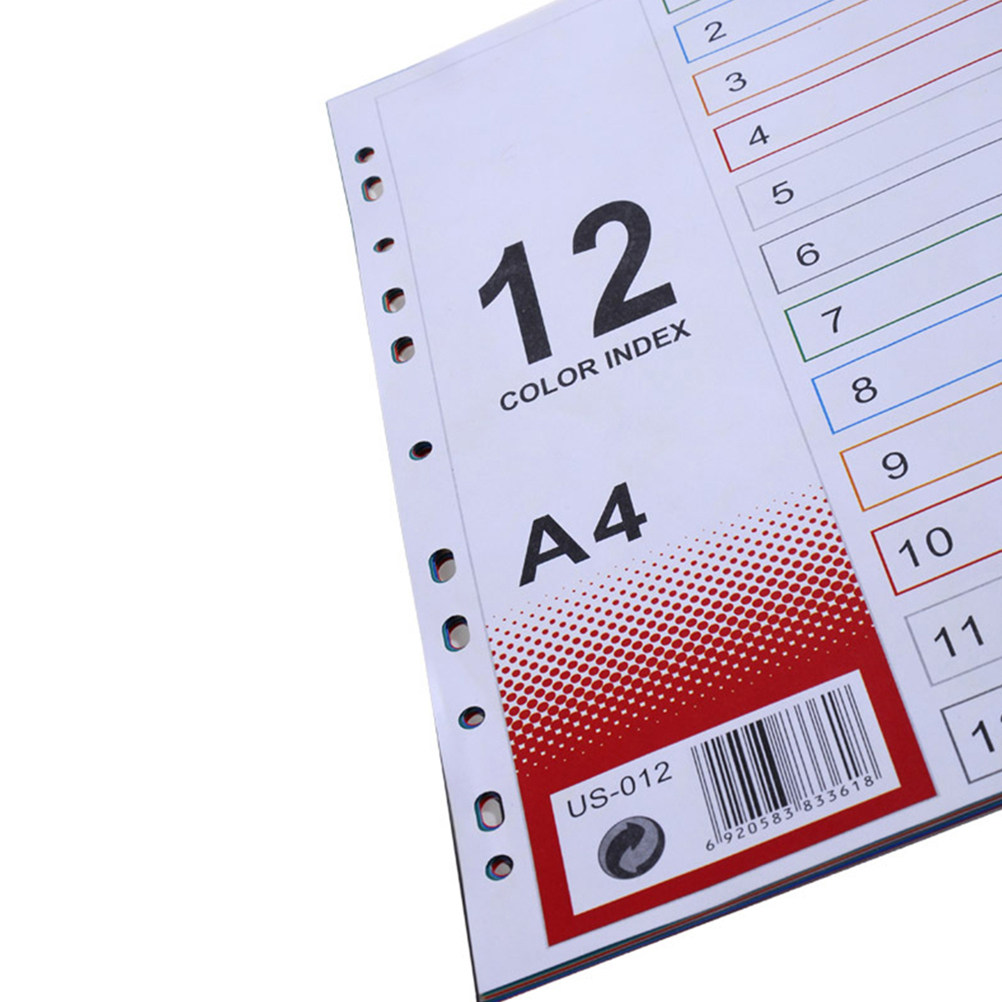 2Pcs Index Paper Refills Extra - đánh giá và giá Tab Divider A4