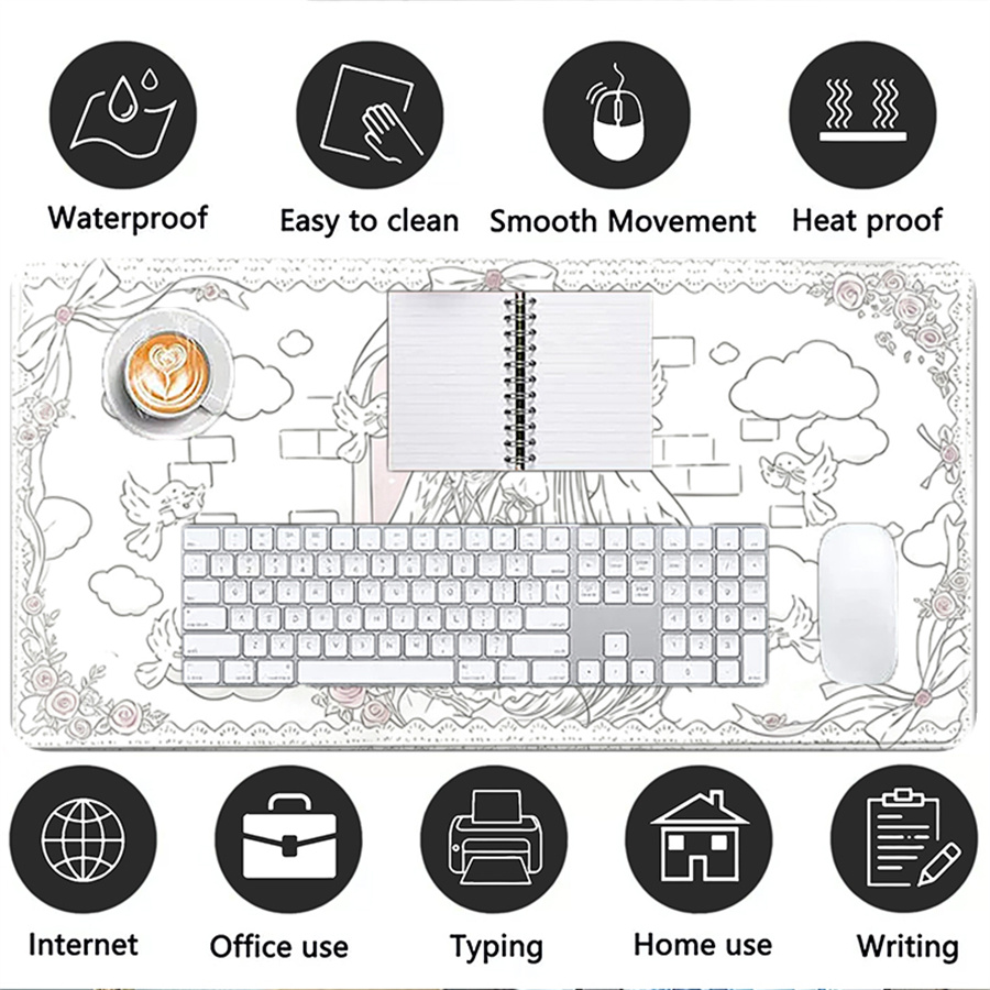 Leather Mouse Pad, Desk Carpet - đánh giá và giá Leather Desk Pad