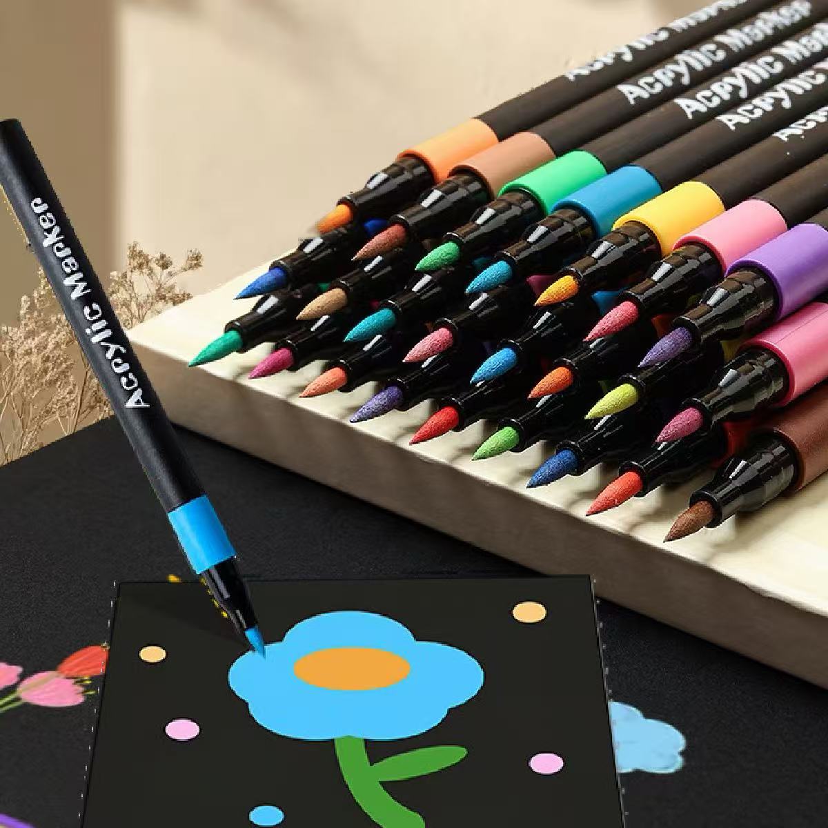 12/24/36pcs Soft Brush Tip Acr - đánh giá và giá Copic Marker Classic