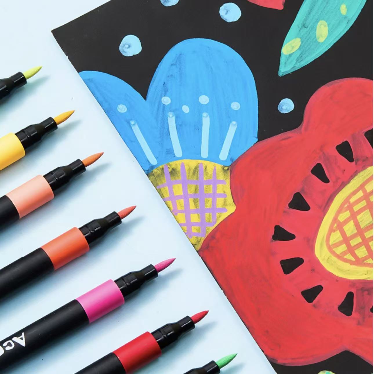12/24/36pcs Soft Brush Tip Acr - đánh giá và giá Copic Marker Classic
